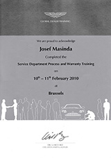 Service Department Process and Warranty Training